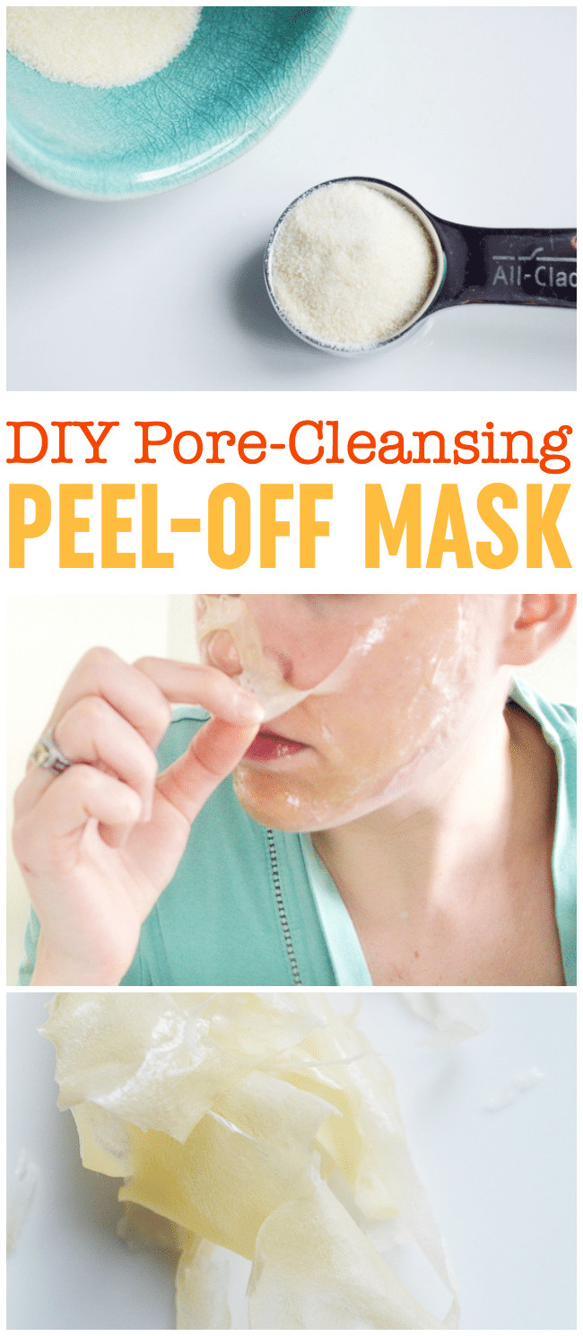 DIY Peeling Face Mask
 DIY Peel f Mask Pore Cleansing Blackhead Busting Face