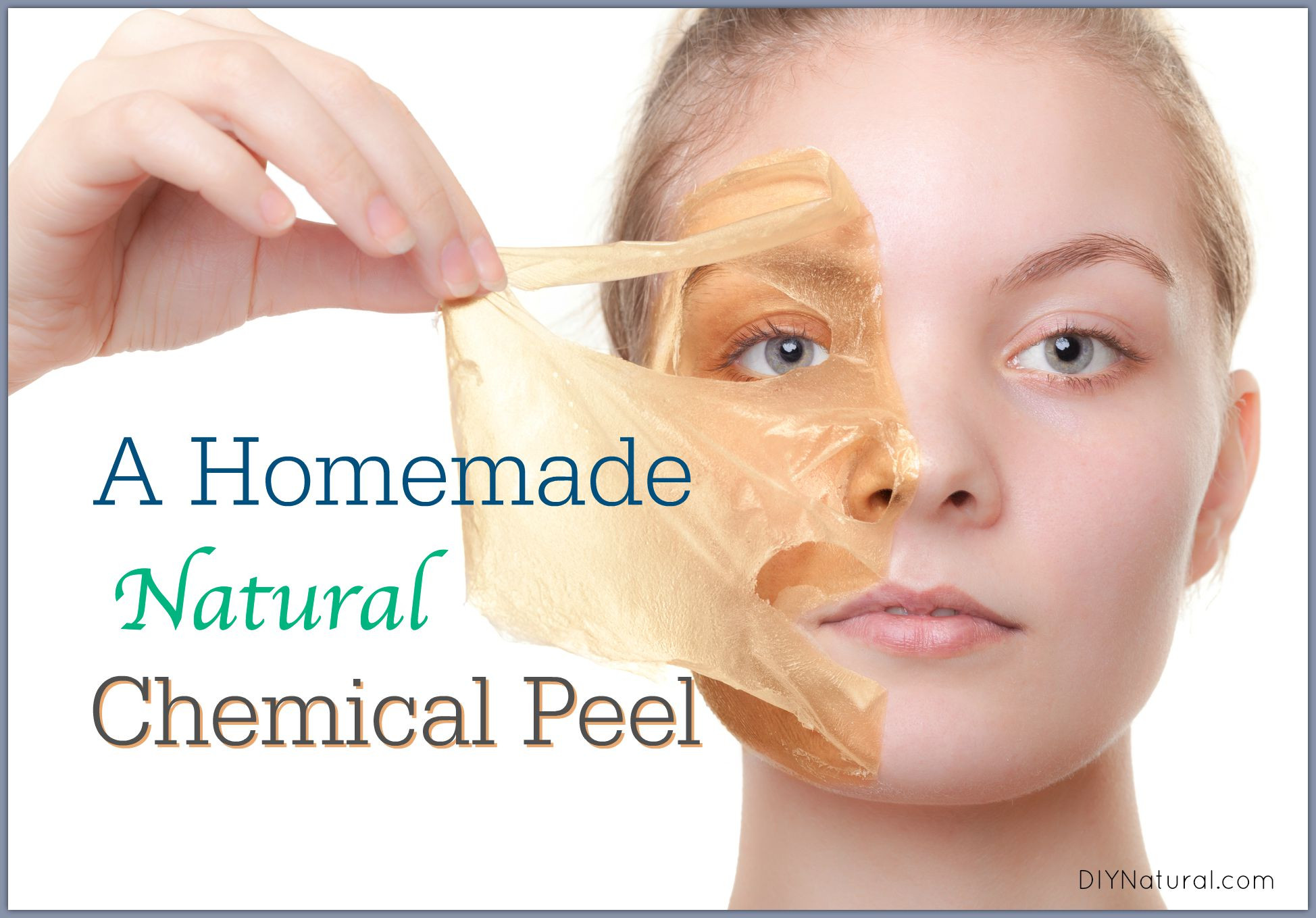 DIY Peeling Face Mask
 A Natural and Homemade Chemical Peel Recipe