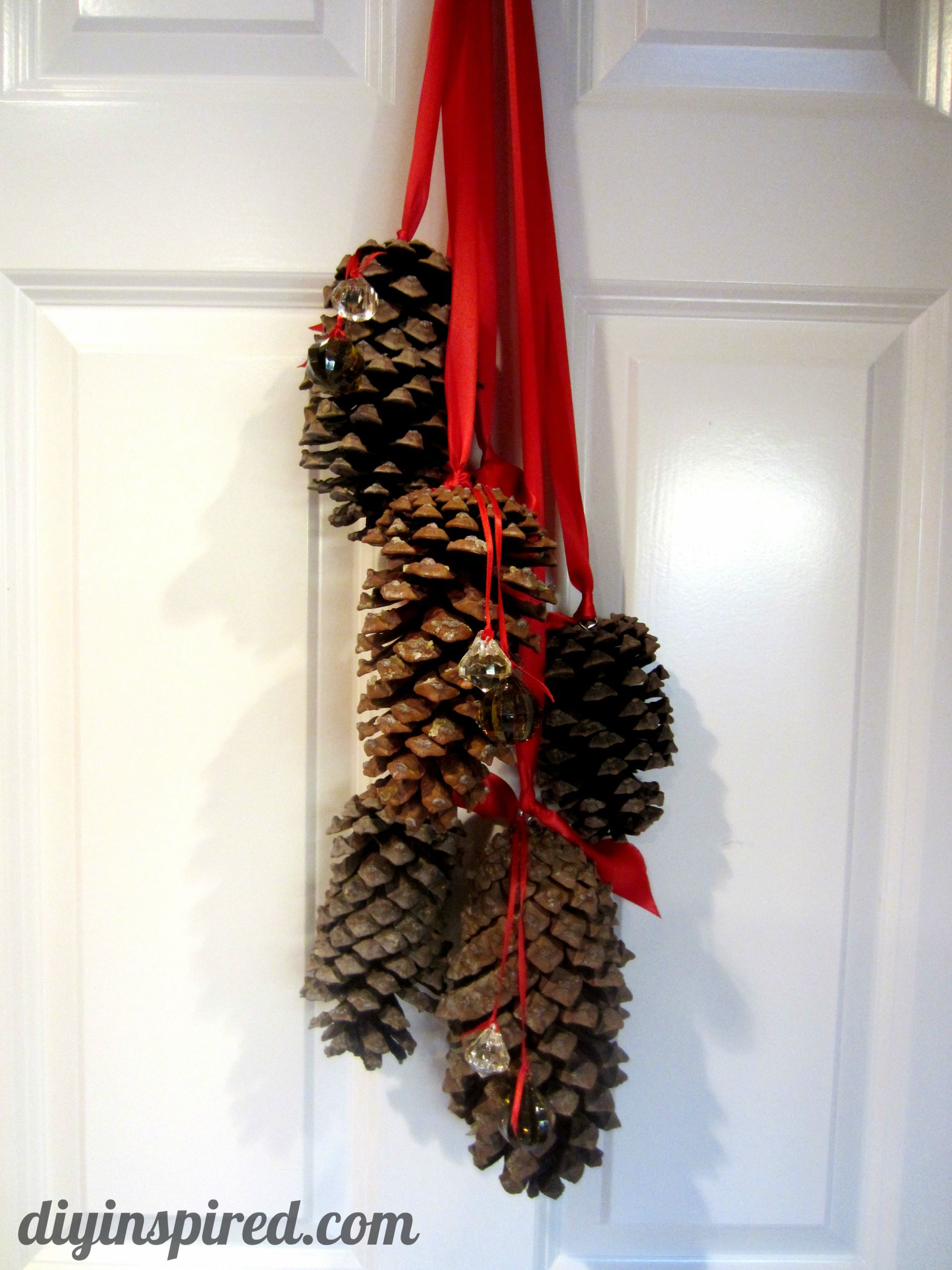 DIY Pinecone Decorations
 Hanging Pine Cone Decoration DIY Inspired