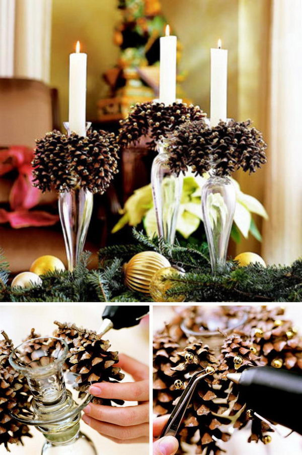 DIY Pinecone Decorations
 30 Festive DIY Pine Cone Decorating Ideas Hative