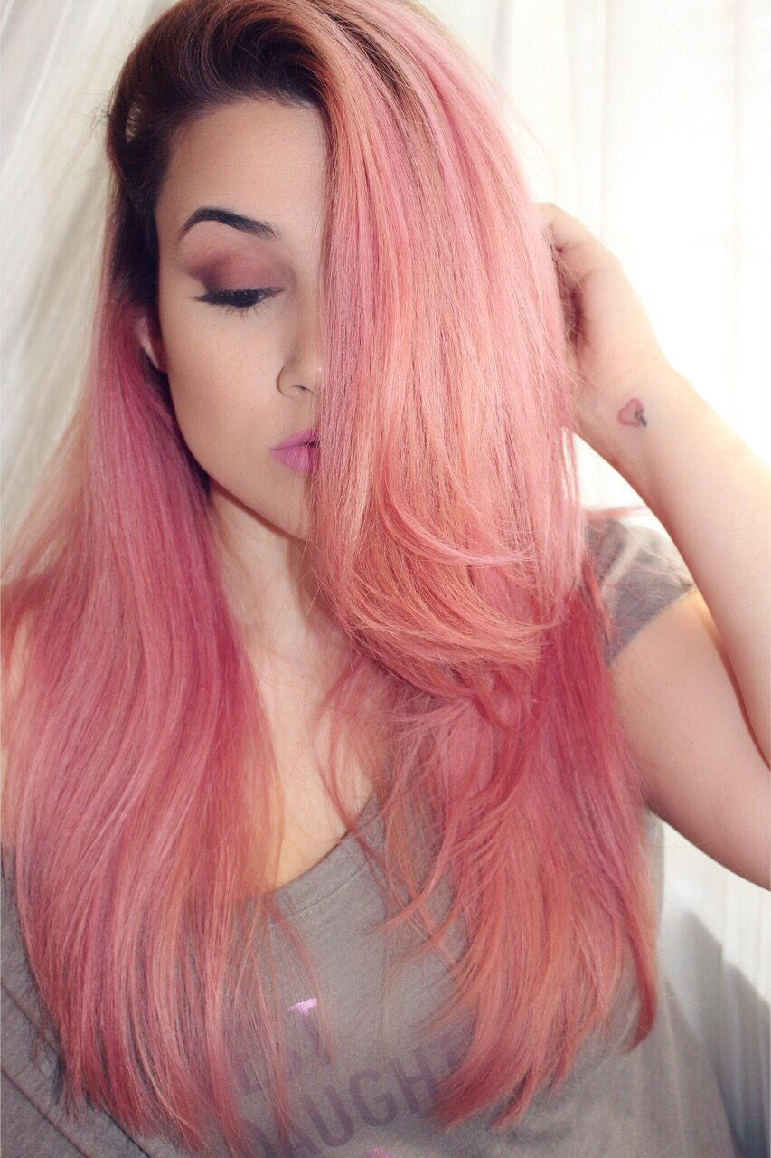 DIY Pink Hair Dye
 Mauve Pink Hair Ion Demi Permanent Smoky Pink