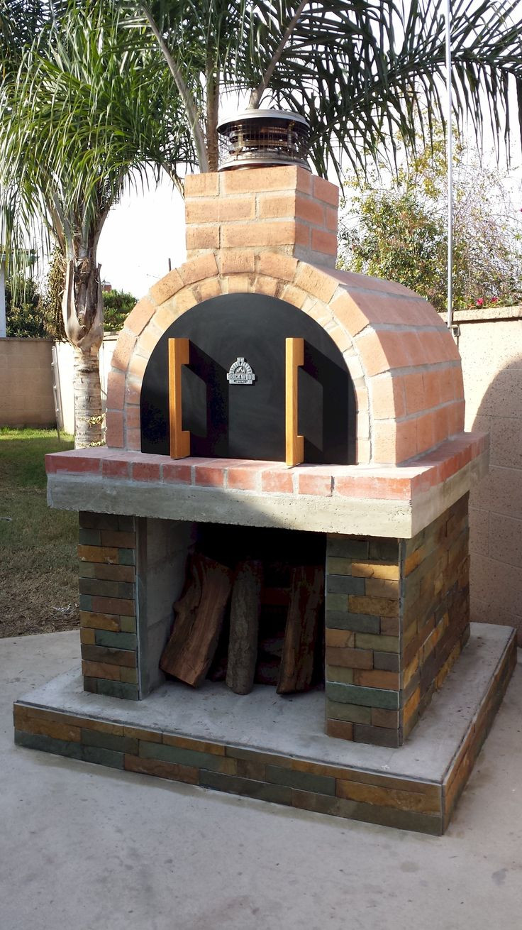 DIY Pizza Oven Outdoor
 Backyard Brick Oven