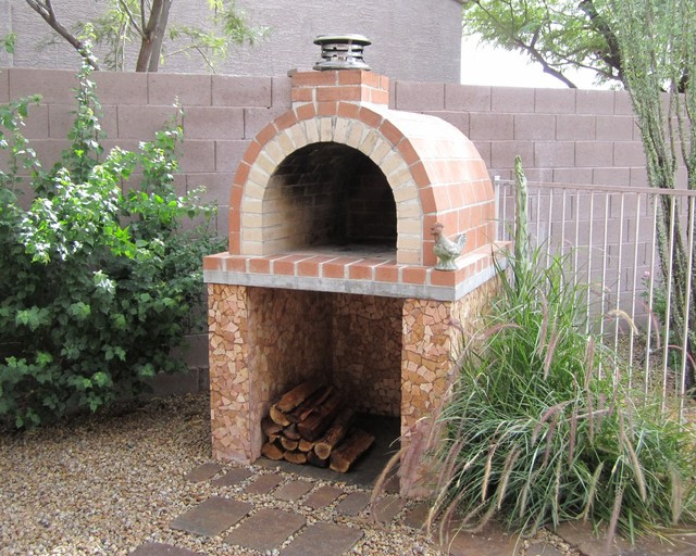 DIY Pizza Oven Outdoor
 The Louis Family DIY Wood Fired Brick Pizza Oven in CA by
