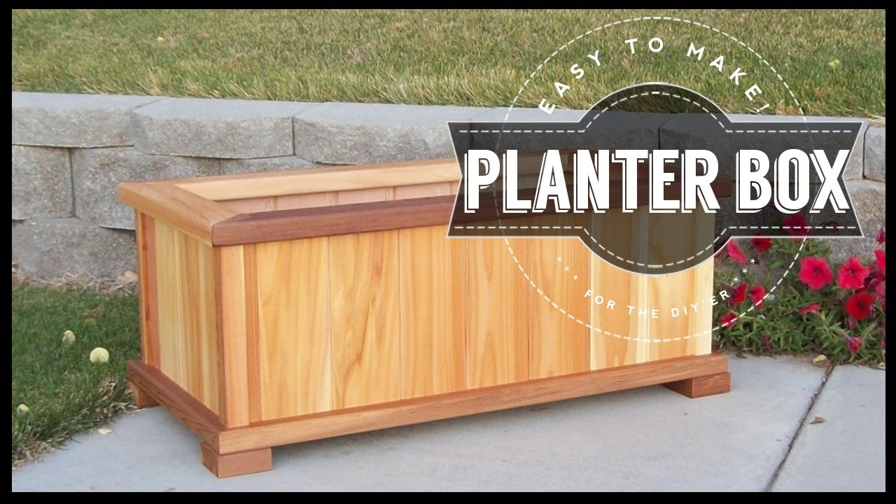 DIY Planting Boxes
 How To Build A Planter Box