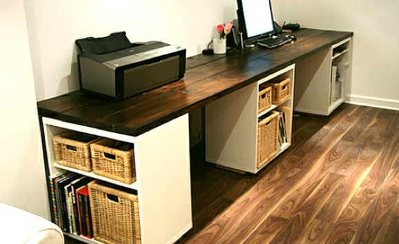 DIY Plywood Computer Desk
 DIY L Shape Studio and puter Desk – The Simple