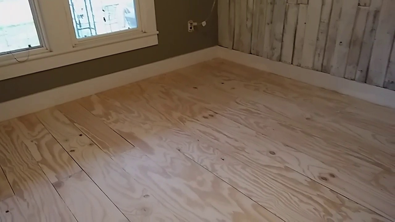 DIY Plywood Floors
 Plywood flooring DIY