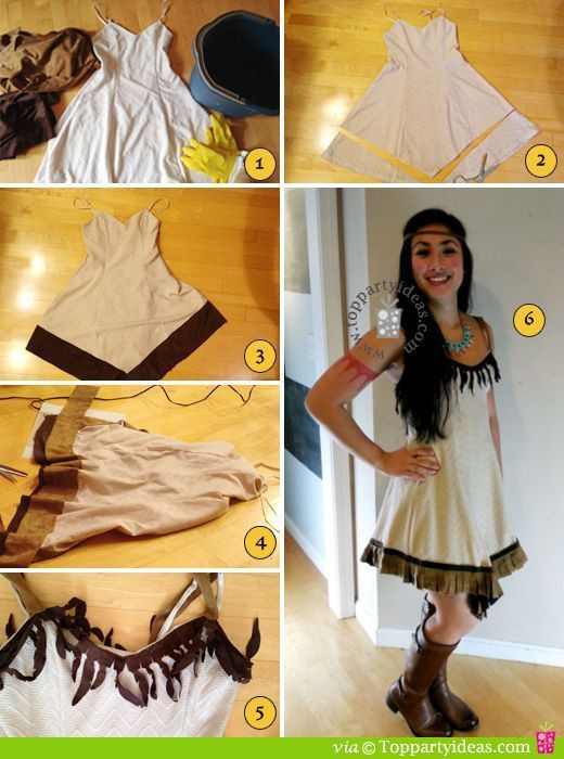 DIY Pocahontas Costume For Adults
 Easy No Sew DIY Pocahontas or Native American Indian