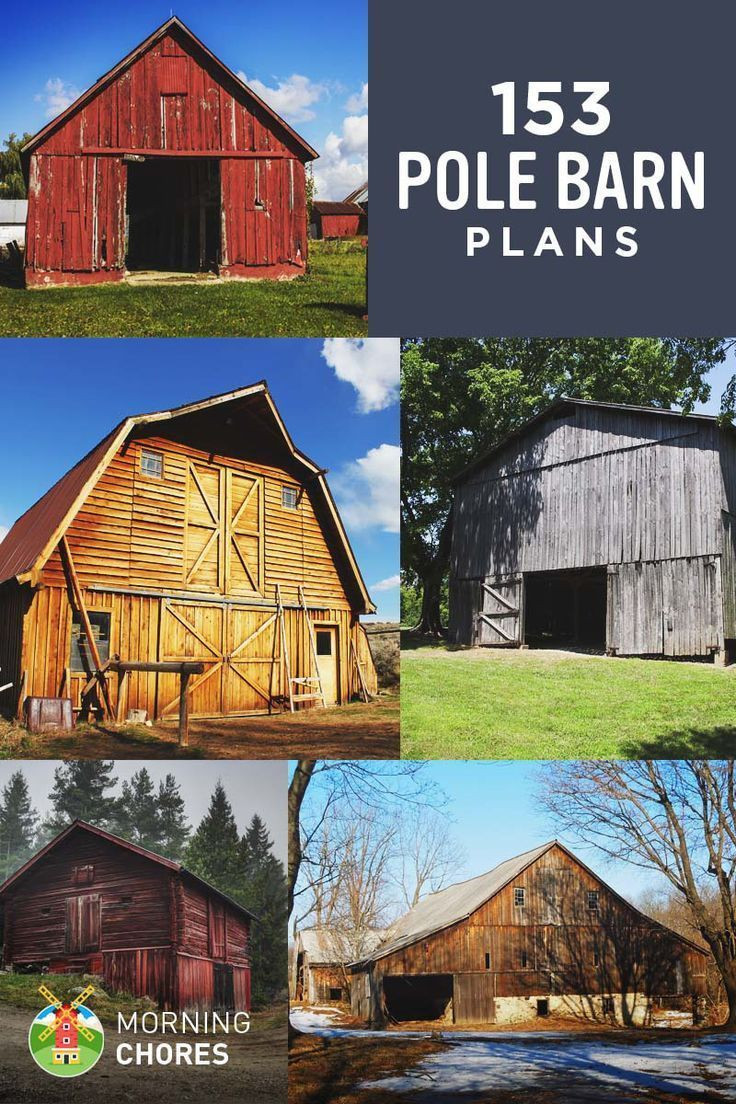 DIY Pole Barns Plans
 153 Free DIY Pole Barn Plans and Designs That You Can