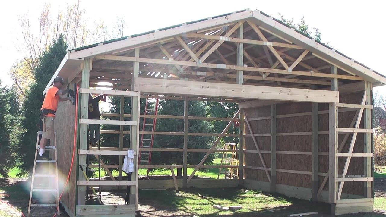 DIY Pole Barns Plans
 28 DIY Pole Barns Shed Garage Construction LP SmartSide