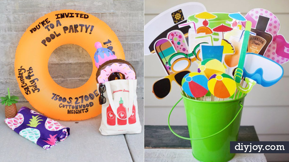 Diy Pool Party Ideas
 31 DIY Pool Party Ideas To Cool f Your Summer