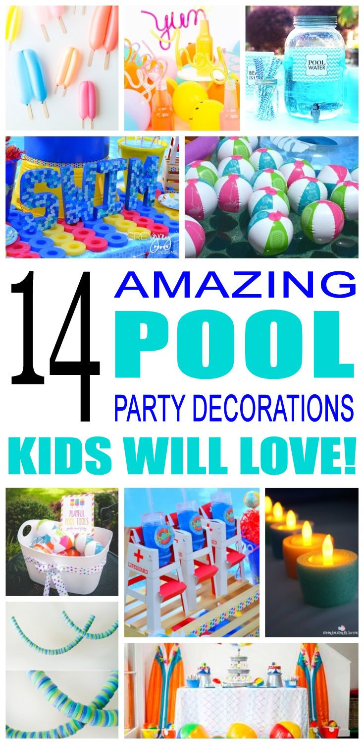 Diy Pool Party Ideas
 Pool Birthday Party Decorations