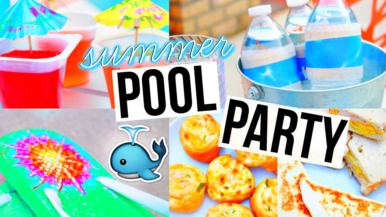 Diy Pool Party Ideas
 DIY POOL PARTY Snacks Decor & More