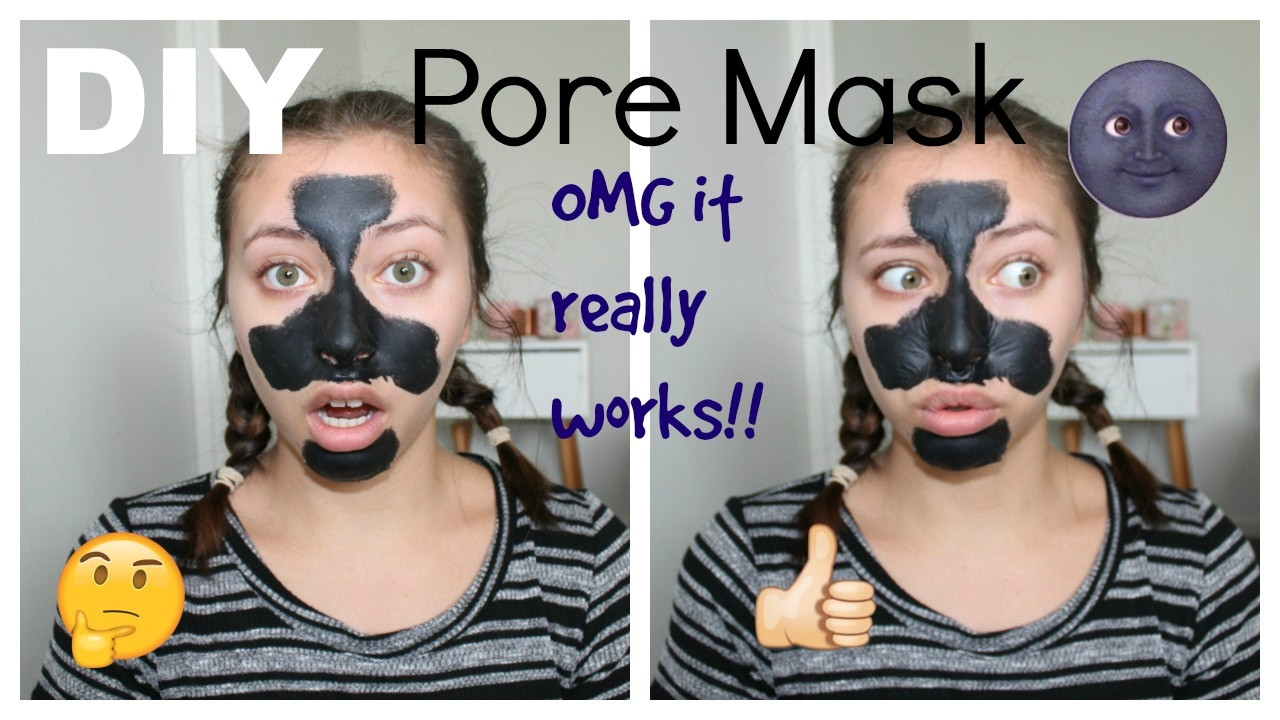 DIY Pore Mask
 DIY Charcoal Pore Mask
