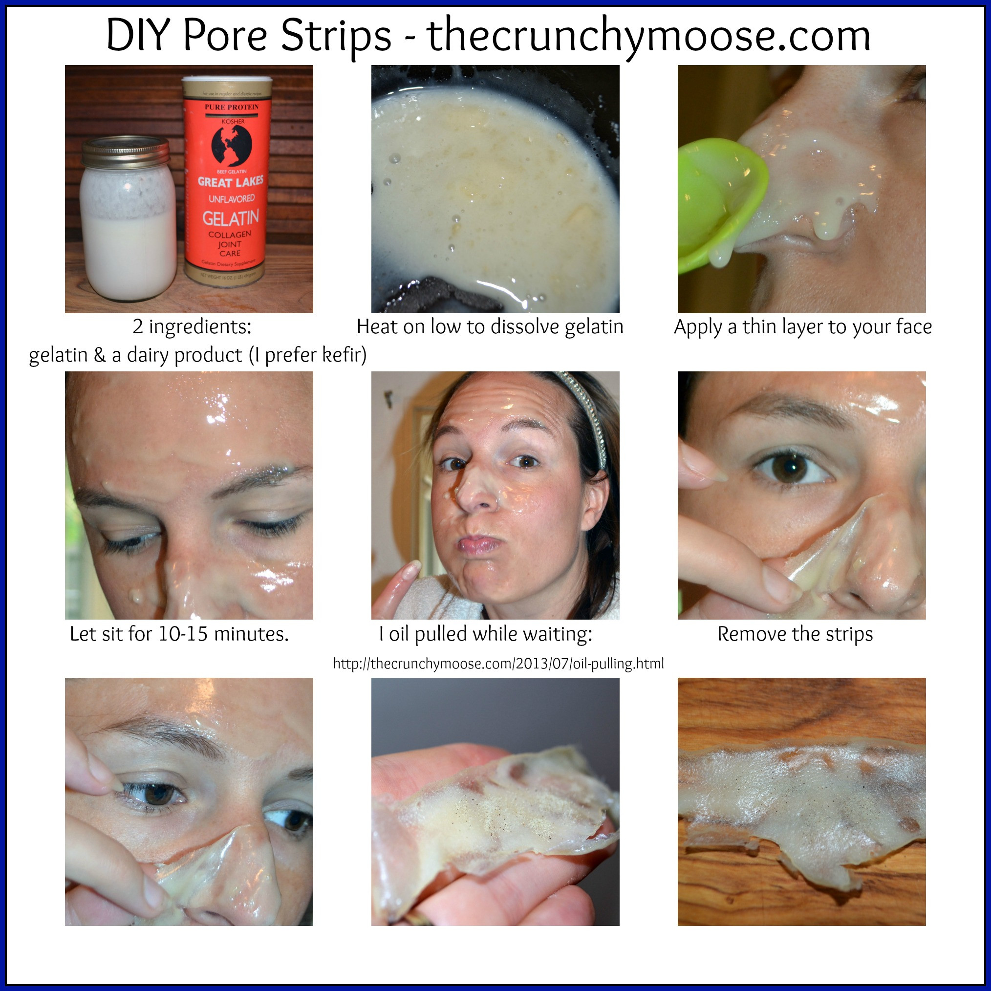 DIY Pore Mask
 DIY Pore Strips To Remove Blackheads