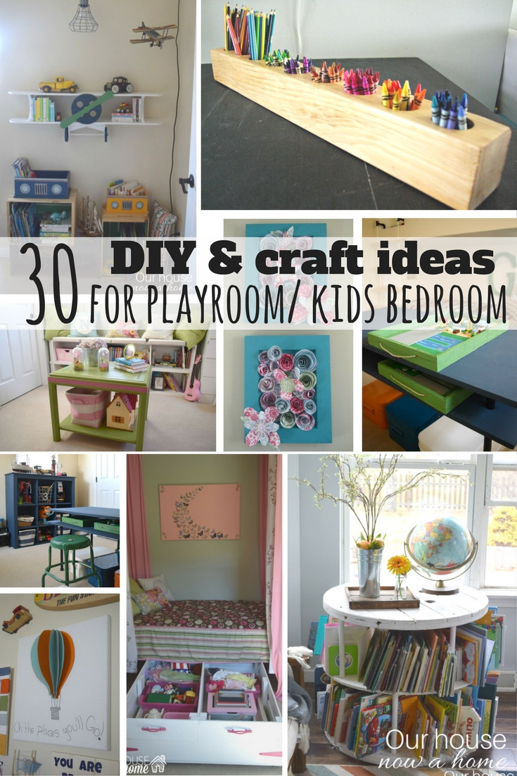 DIY Projects For Kids Rooms
 30 DIY and Craft decorating ideas for a playroom or kid s
