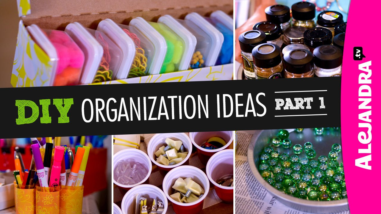 DIY Projects For Organization
 DIY Organization Ideas Part 1