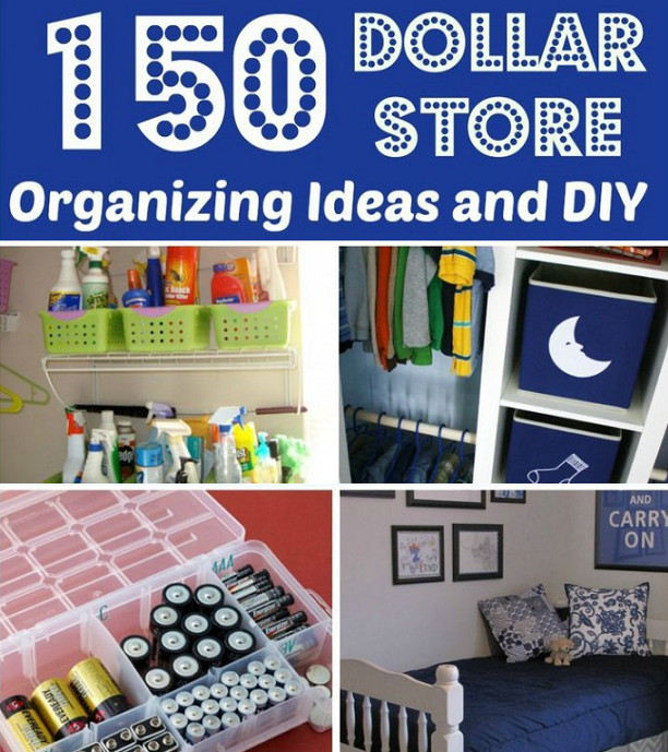 DIY Projects For Organization
 DIY & Crafts 150 Dollar Store Organization Ideas And