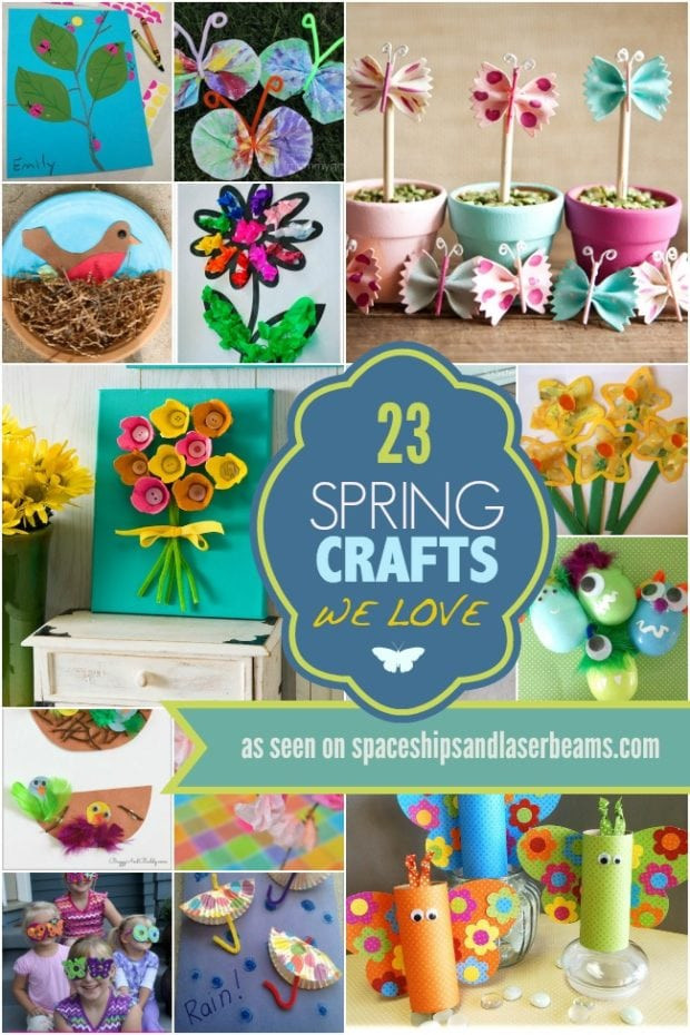 DIY Projects For Toddlers
 23 Spring Crafts We Love