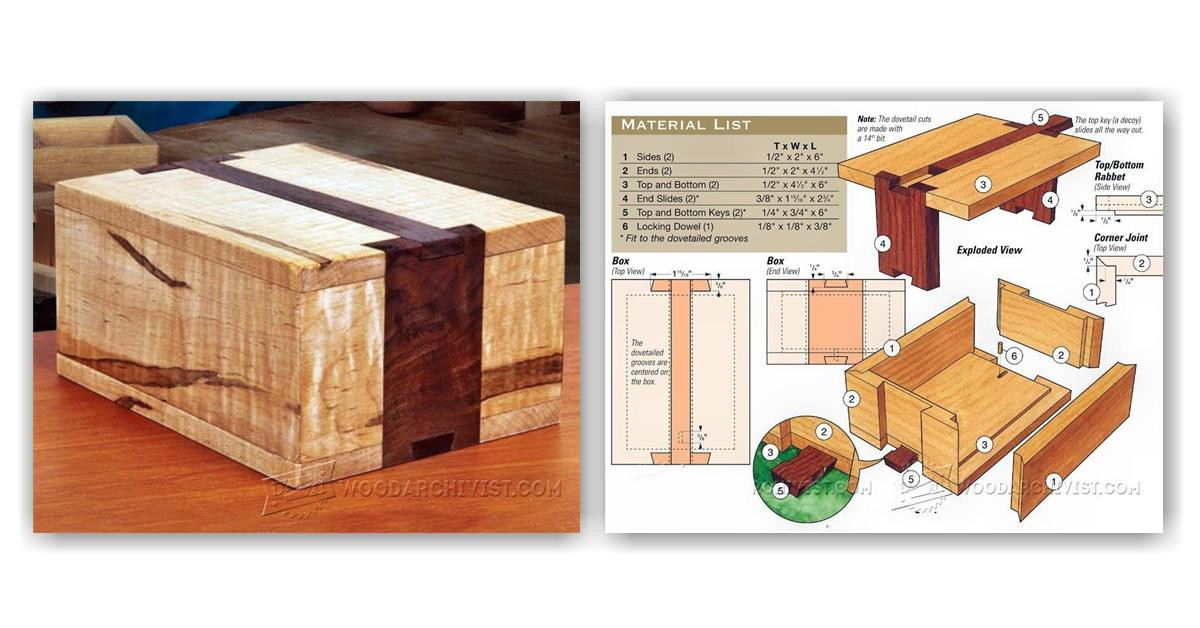 DIY Puzzle Box Plans
 Puzzle Box Plans • WoodArchivist
