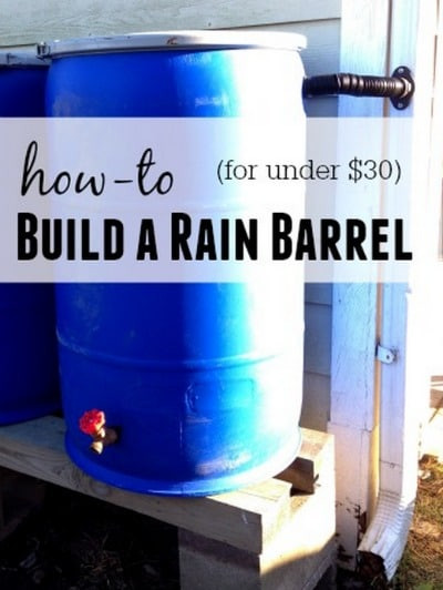 DIY Rain Barrel Kit
 How To Make Your Own Rain Gutter Garden