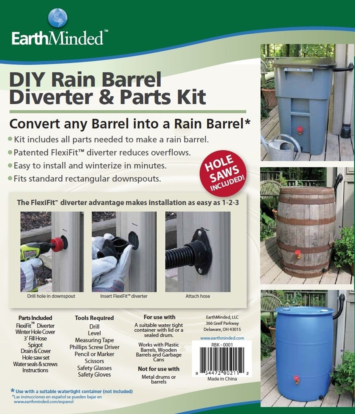 DIY Rain Barrel Kit
 DIY Rain Barrel Kit a Cheap & Easy Way to Collect Rainwater