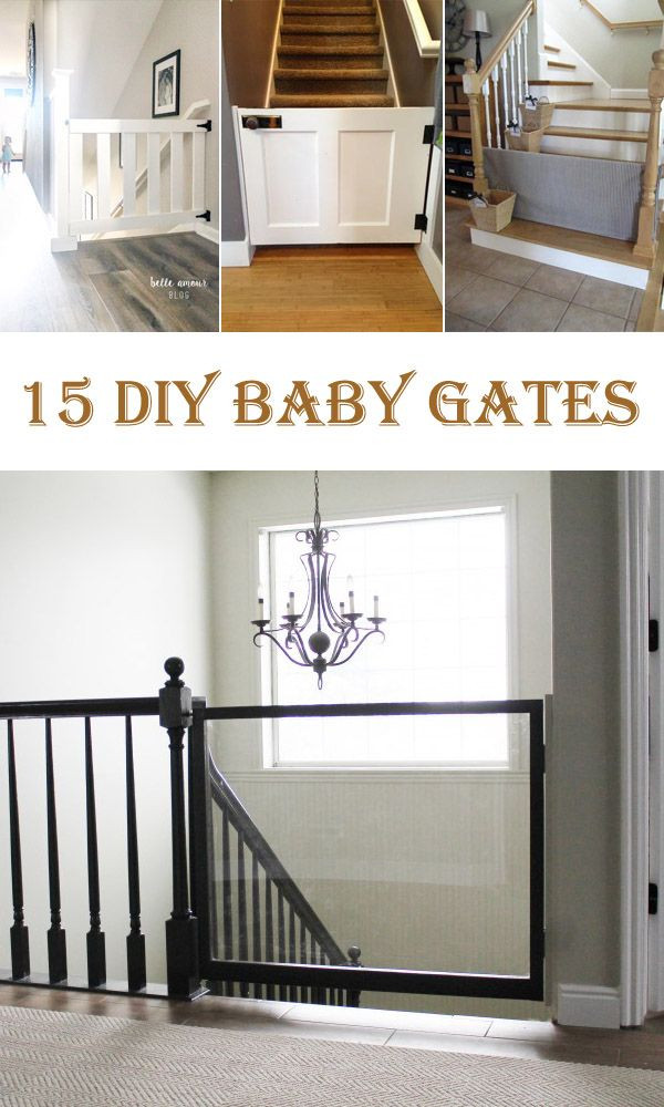 DIY Retractable Baby Gate
 15 Awesome DIY Baby Gates DIY Home Ideas