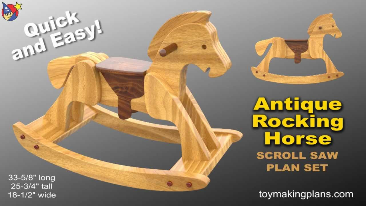DIY Rocking Horse Plans
 Wood Toy Plans Heirloom Rocking Horse