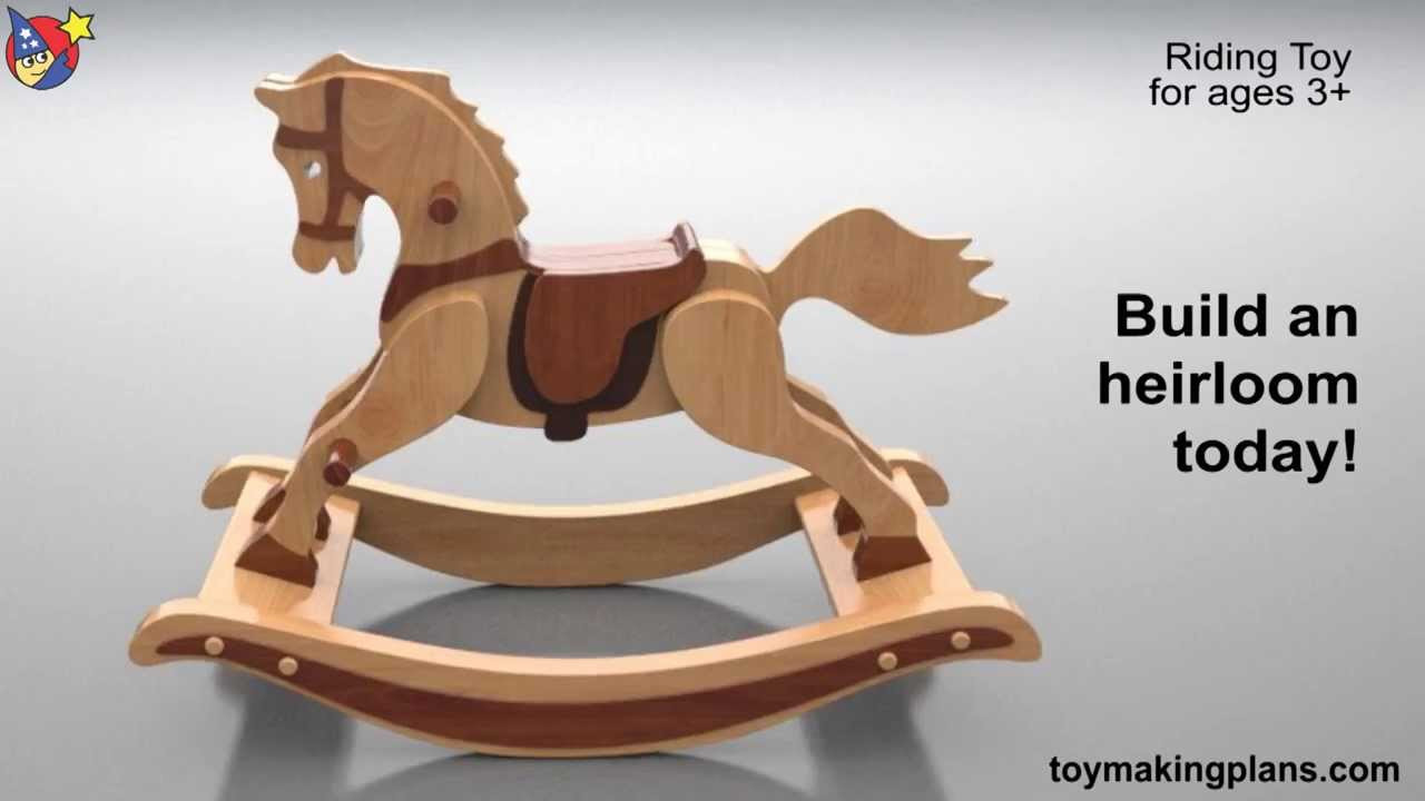 DIY Rocking Horse Plans
 Wood Toy Plans Antique 1890 Rocking Horse