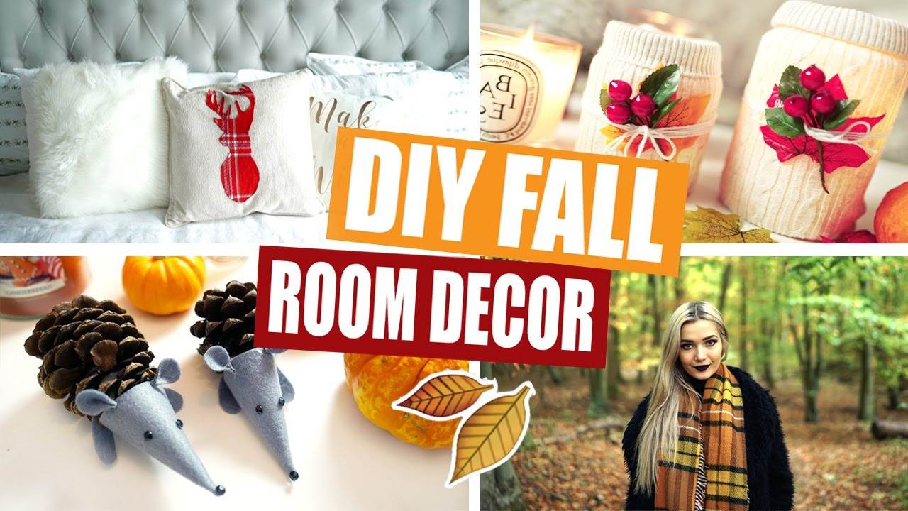 DIY Room Decor For Fall
 DIY Tumblr Fall Autumn Room Decor ♡