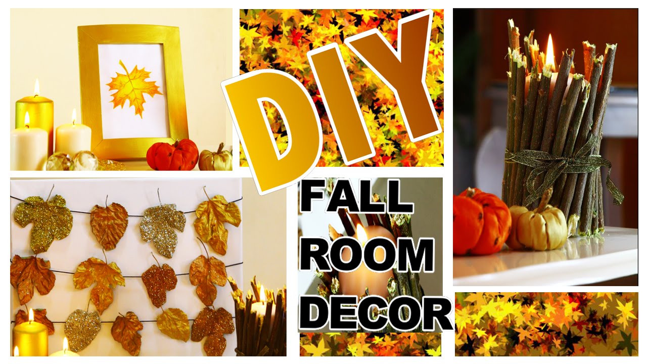 DIY Room Decor For Fall
 DIY Autumn Fall Room Decor 3 Easy DIY Fall Home