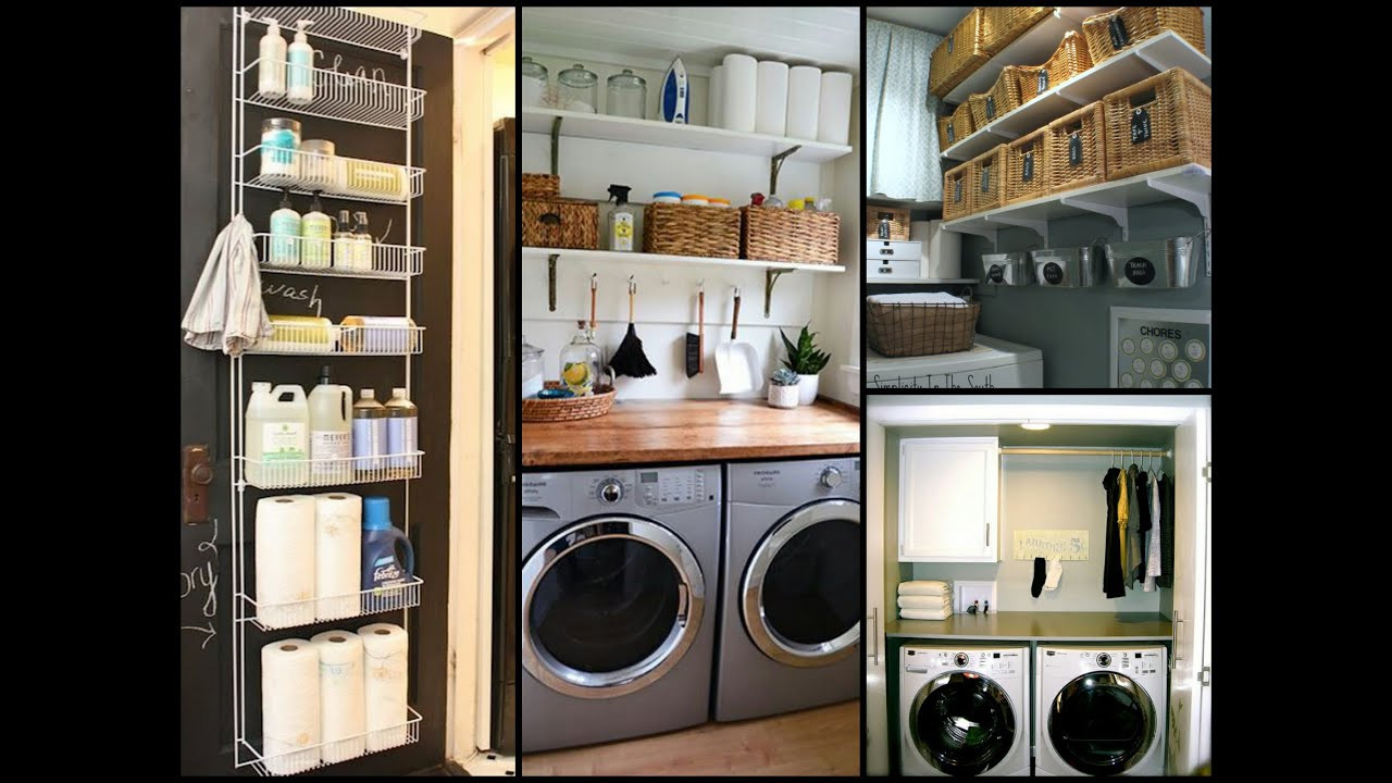 DIY Room Organization And Storage Ideas
 Small Laundry Room Organization Tips DIY Home