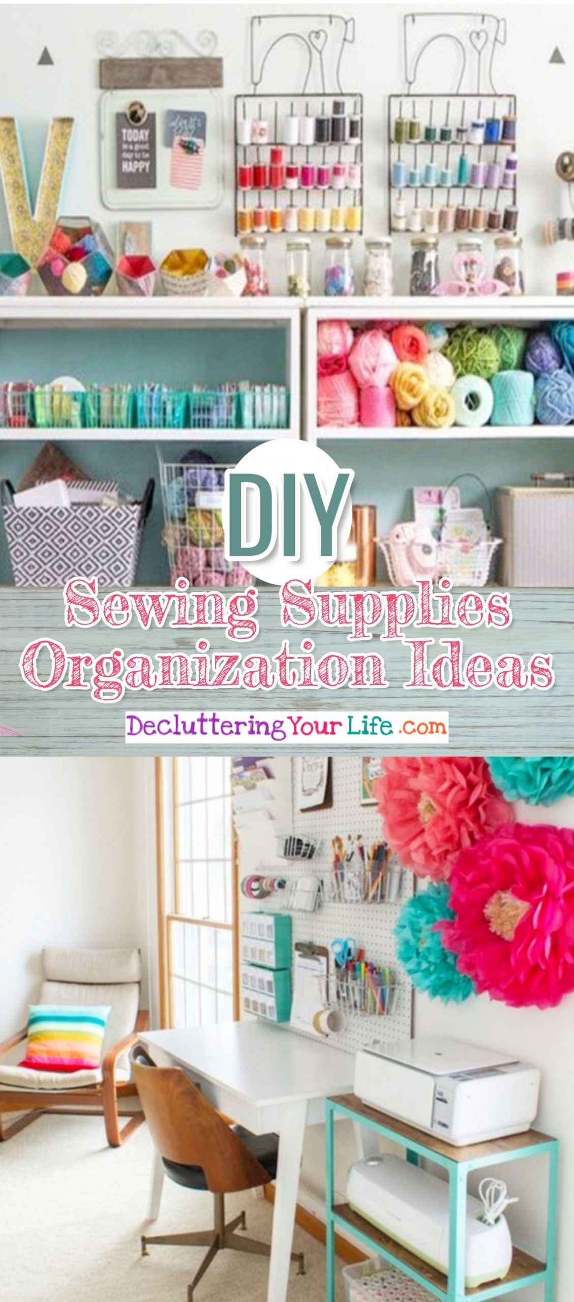 DIY Room Organization And Storage Ideas
 DIY Craftroom Organization Unexpected & Creative Ways to
