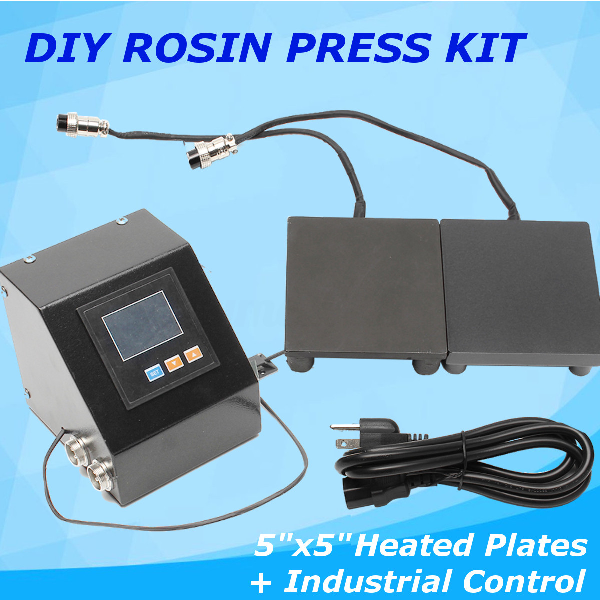 DIY Rosin Press Kit
 DIY Rosin Press Kit 5x5 Heated Plates and Industrial