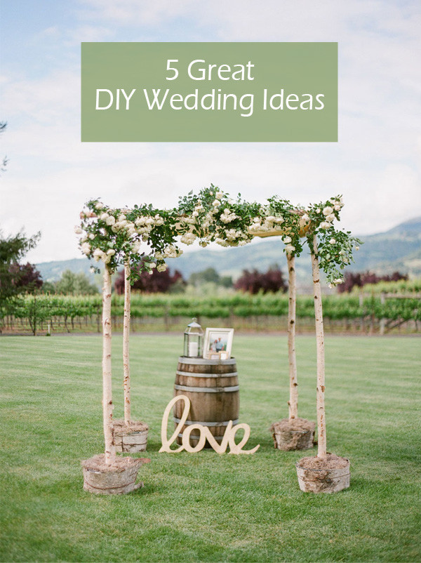 DIY Rustic Wedding
 5 Original & Stress free DIY Wedding Ideas including