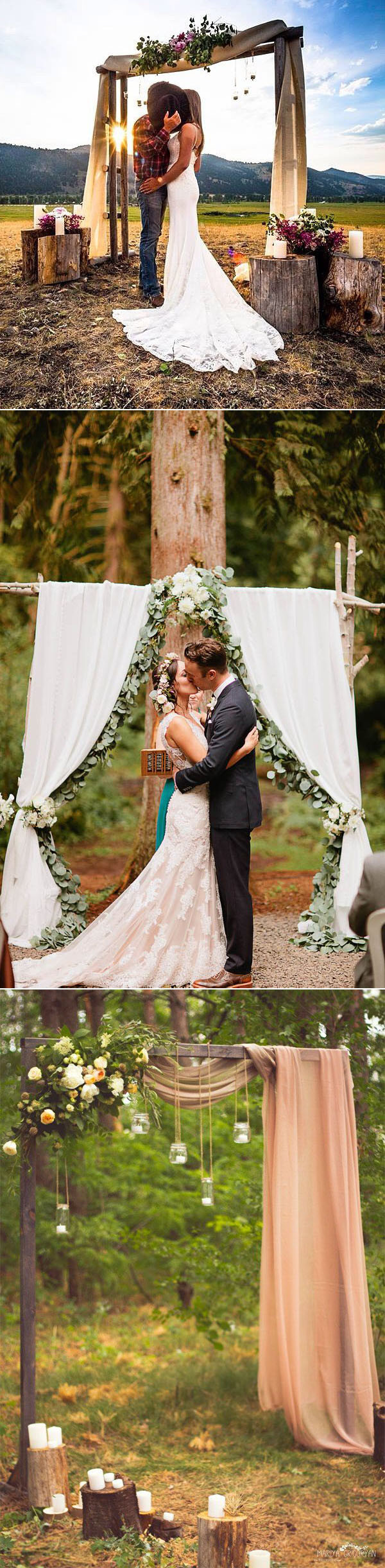 DIY Rustic Wedding
 25 Chic And Easy Rustic Wedding Arch Ideas For DIY Brides