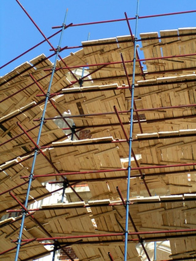 scaffolding plank wood