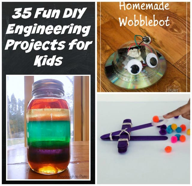 DIY Science Projects For Kids
 35 Fun DIY Engineering Projects for Kids