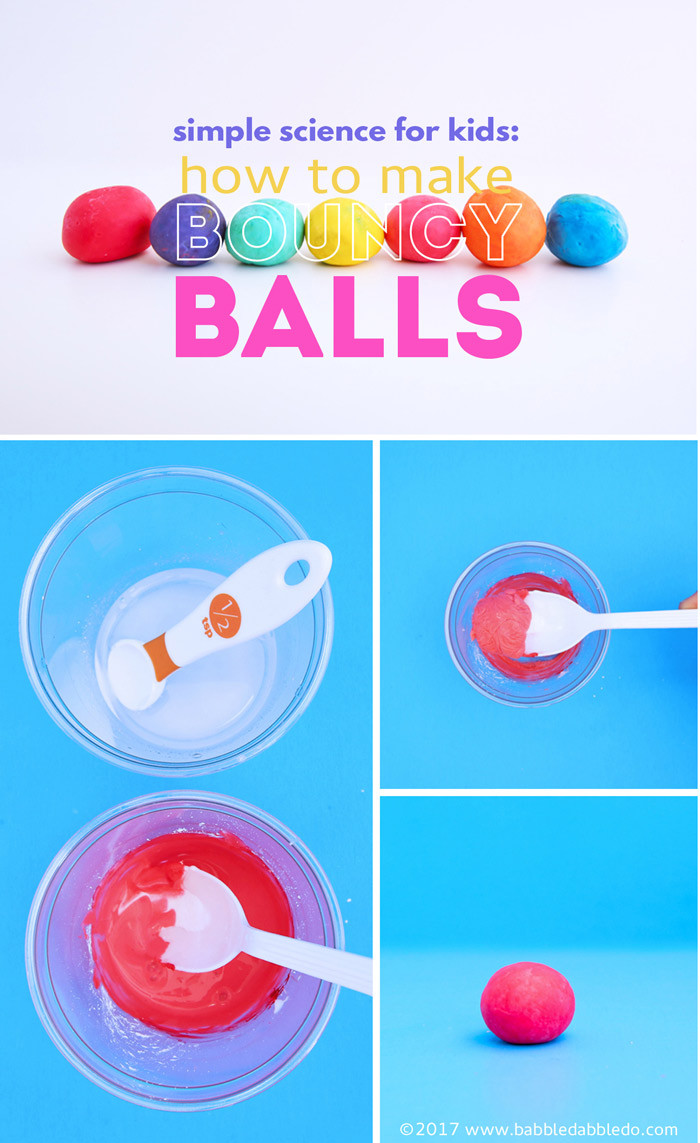 DIY Science Projects For Kids
 Simple Science Experiment DIY Bouncy Balls Babble Dabble Do