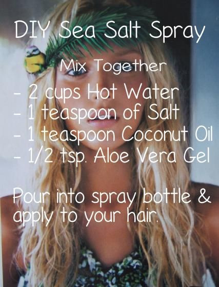 DIY Sea Salt Spray For Straight Hair
 best Hairstyles for Long Hair images on Pinterest