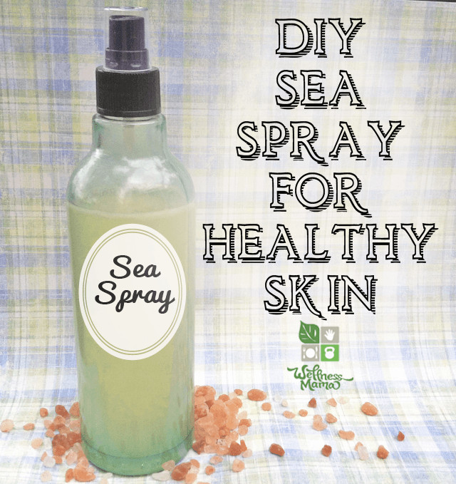 DIY Sea Salt Spray For Straight Hair
 Magnesium and Sea Salt Spray for Skin Wellness Mama
