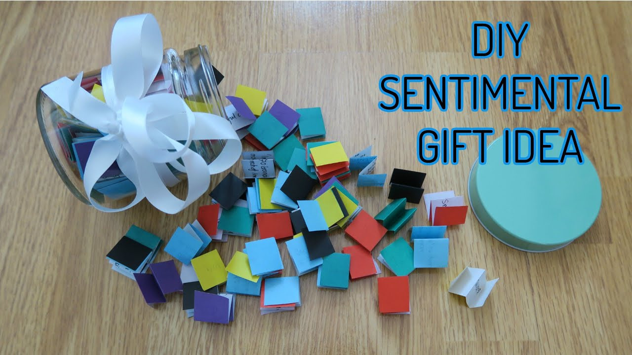 DIY Sentimental Gifts
 DIY Sentimental Unique Gift Idea Birthdays Eid