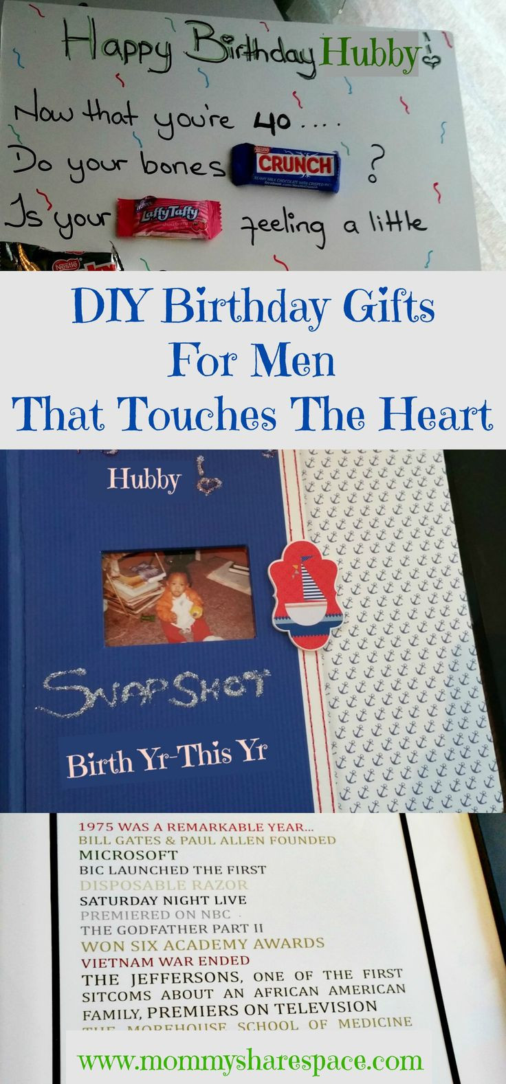 DIY Sentimental Gifts
 The 25 best Sentimental ts for men ideas on Pinterest