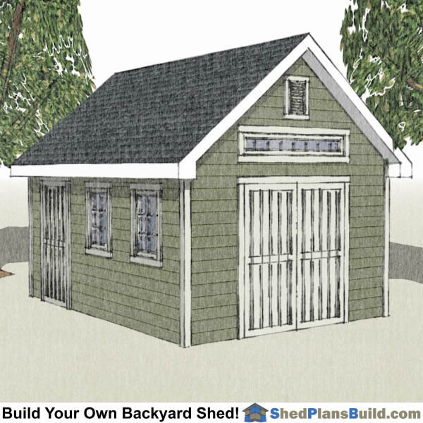 DIY Shed Plans 12X16
 12x16 TV Traditional Victorian Garden Shed Plans