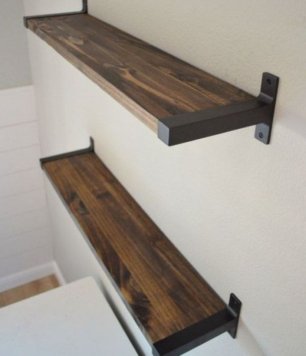 DIY Shelf Brackets
 44 Impressive DIY Shelves For Storage & Style Thrillbites