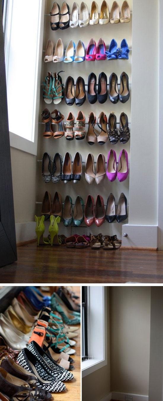 DIY Shoe Organizing Ideas
 18 DIY Shoe Storage Ideas for Small Spaces