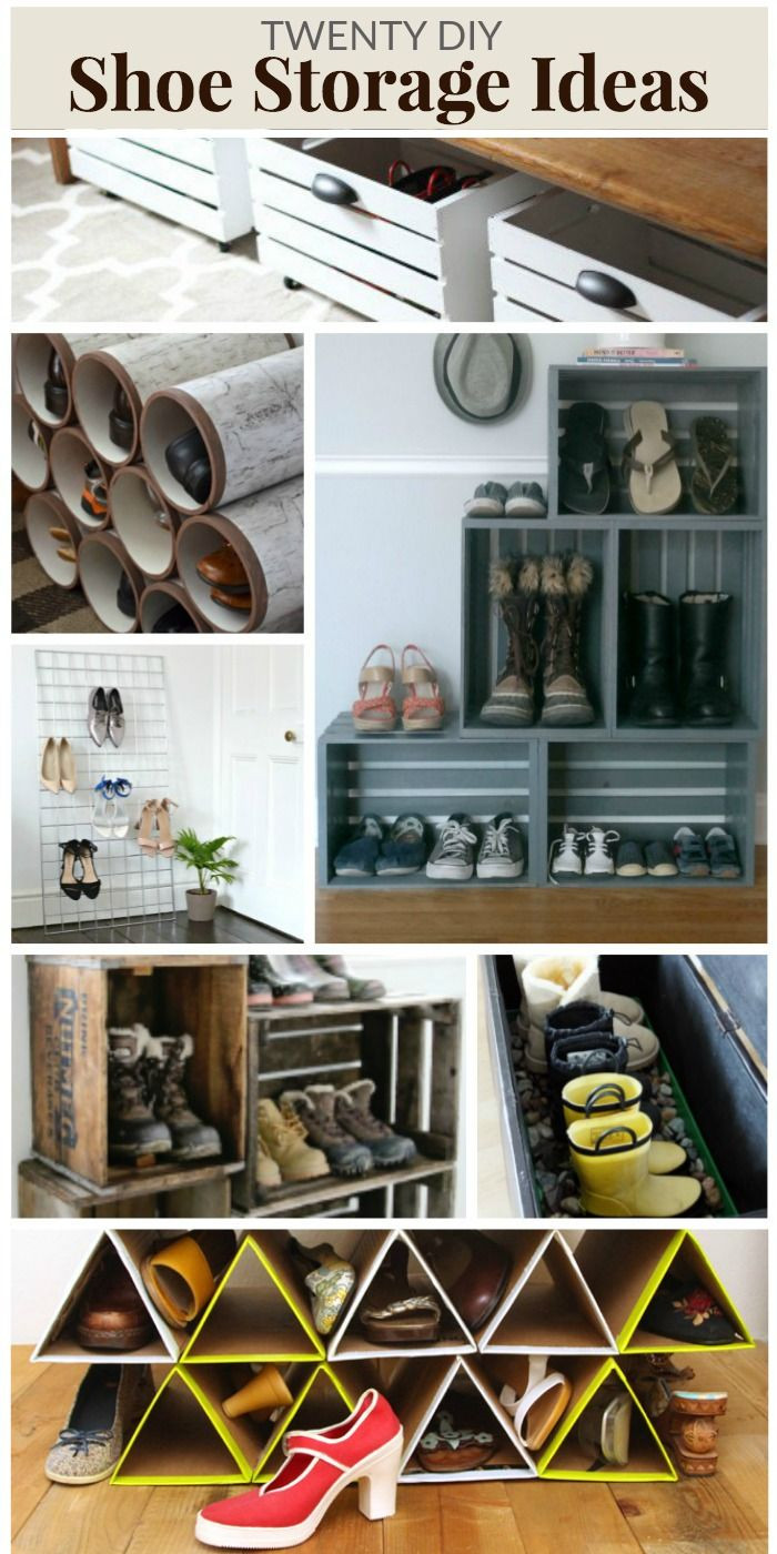 DIY Shoe Organizing Ideas
 43 best DIY Shoe Storage images on Pinterest