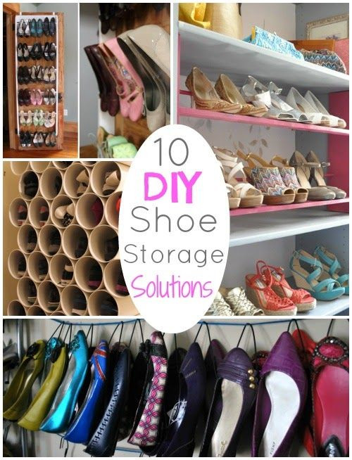 DIY Shoe Organizing Ideas
 89 best images about SHOE STORAGE DIYs ideas tips