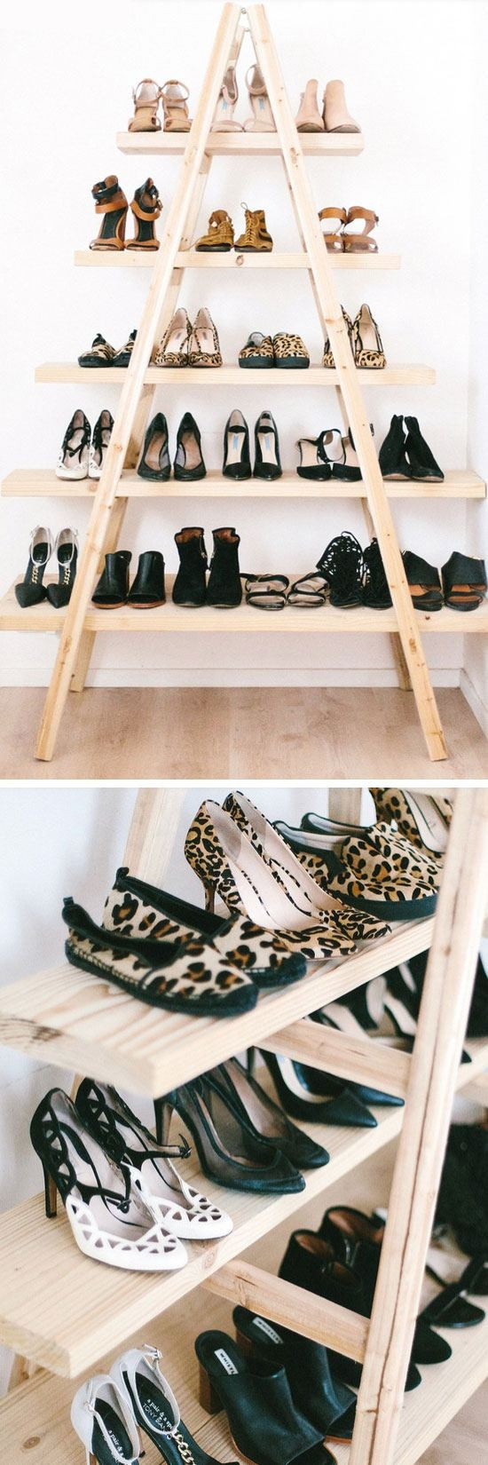 DIY Shoe Rack For Small Closet
 22 Chaos Eliminating DIY Shoe Rack Ideas