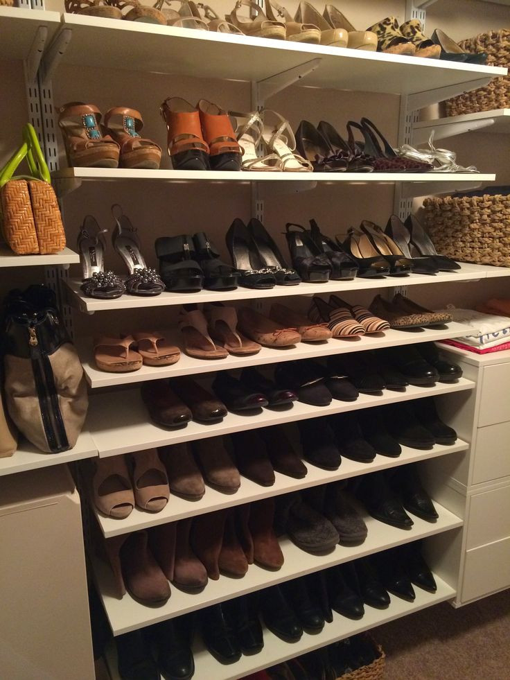 DIY Shoe Rack For Small Closet
 How to Store and Organize Shoes in a Closet HOME