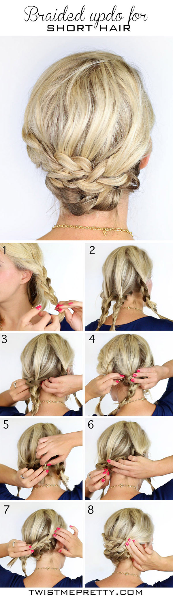 DIY Short Hairstyle
 20 DIY Wedding Hairstyles With Tutorials To Try Your Own